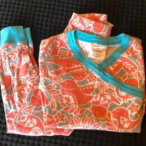 Hanna Andersson Peach Bird Pajamas 4